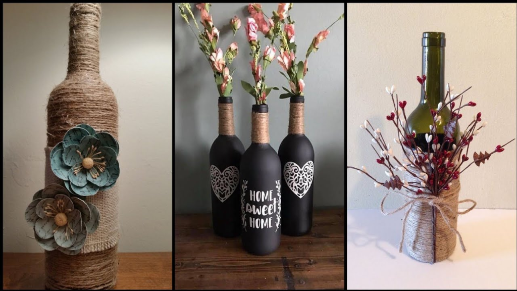 wine bottle decorating ideas