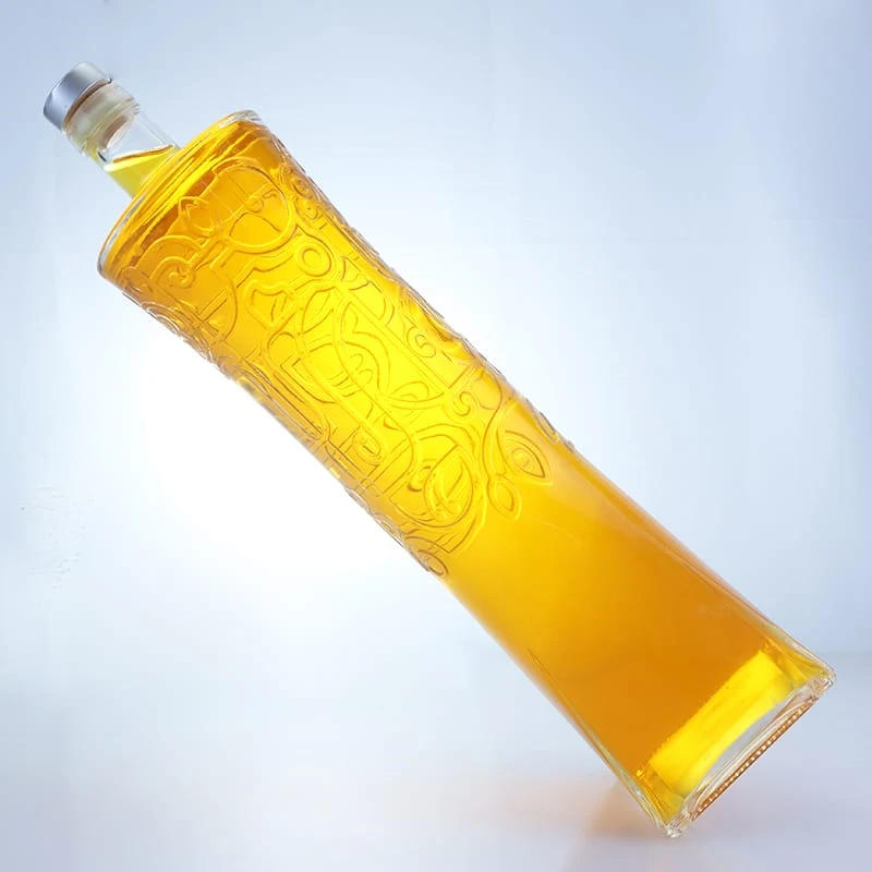 engraved whiskey bottle