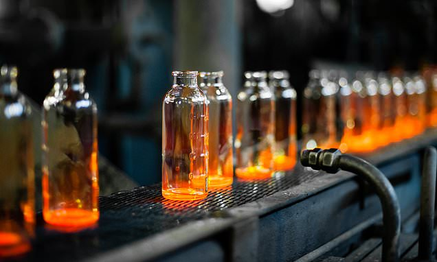 Why is proofing a key step in making glass bottles?